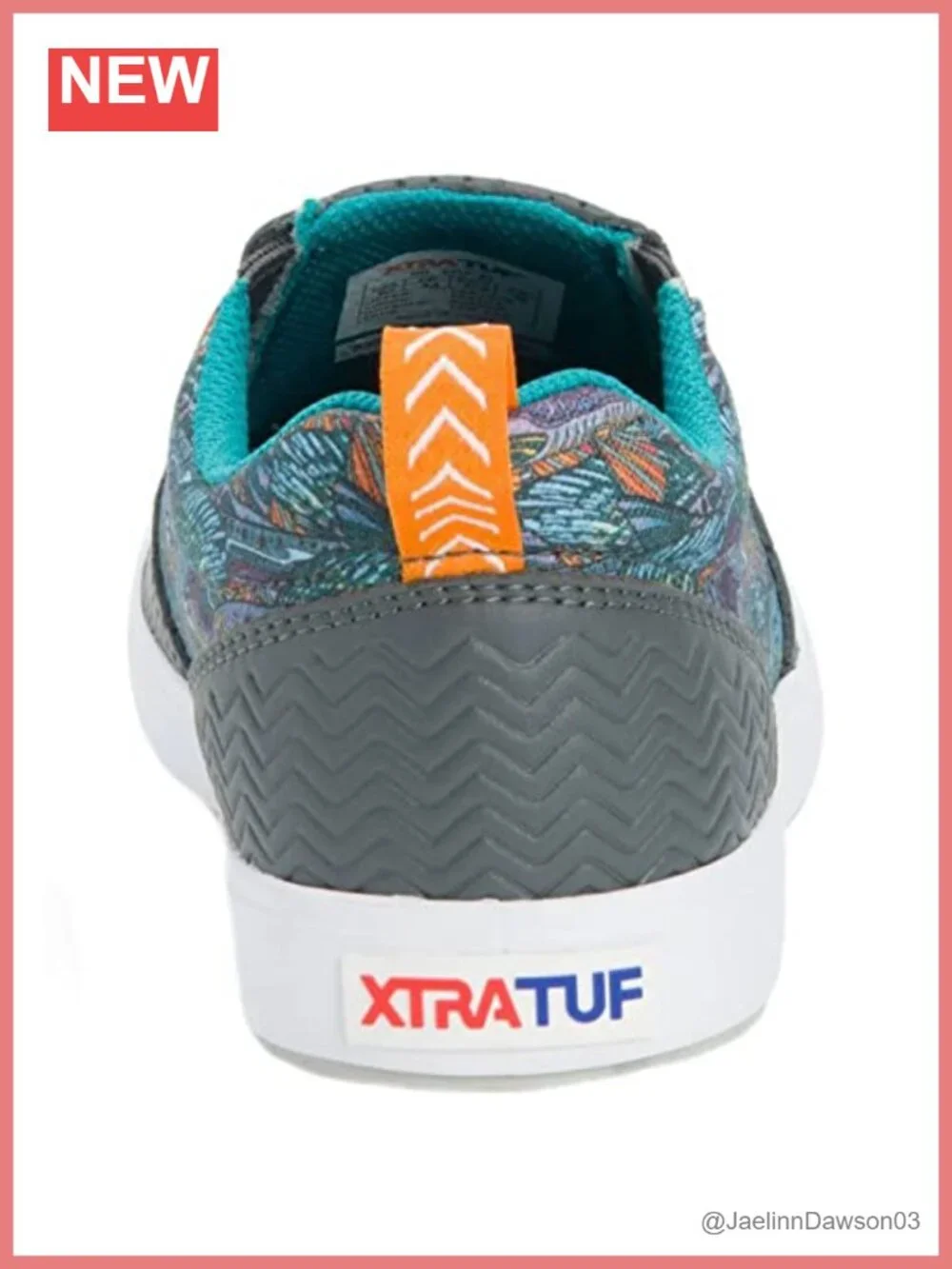 XTRATUF Women's Water Resistant Leather Slip-On Deck Shoe with Cushioned Insole